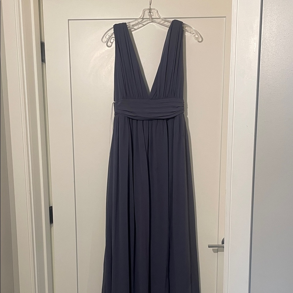 Elegant Floor Length Periwinkle Dress (Formal or Bridesmaid!)